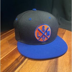 New York Mets 7 Line New Era Fitted Cap 7 3/8
